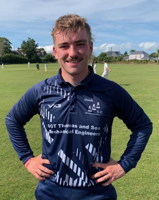Aled Phelps - runs and wickets in close shave for Hook